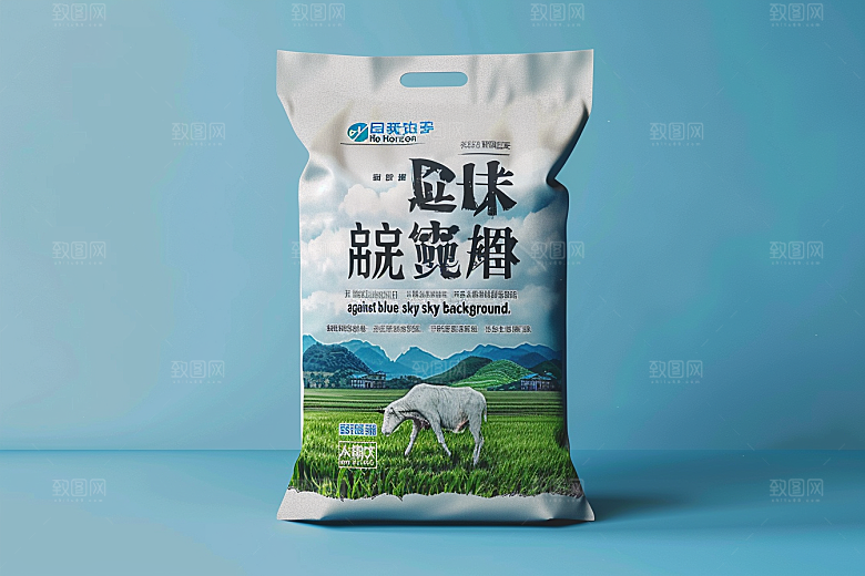 农产品包装袋包装设计大口袋素材