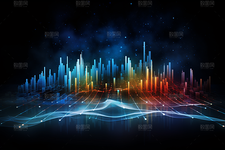 科技信息技术数字化幻灯片背景