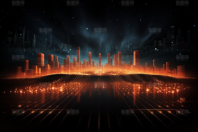 科技数字化信息技术幻灯片背景