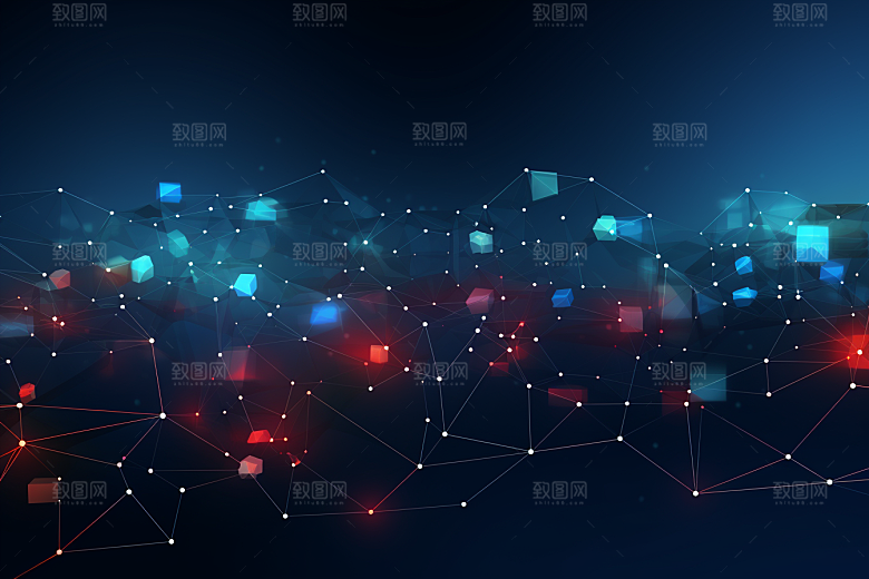 科技科幻抽象幻灯片背景