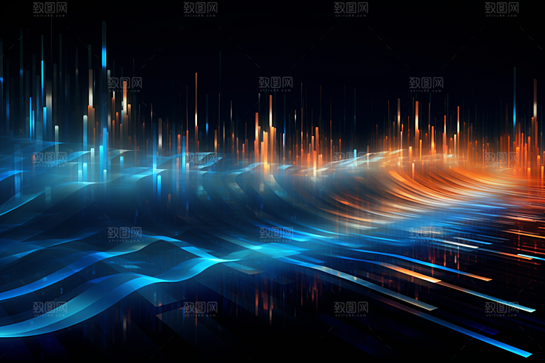 科技数字化信息技术幻灯片背景