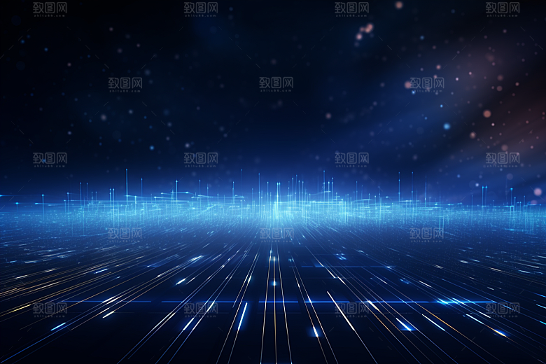 科技光效未来幻灯片背景