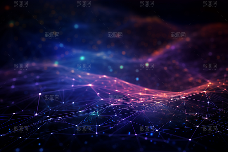 科技深色信息技术幻灯片背景