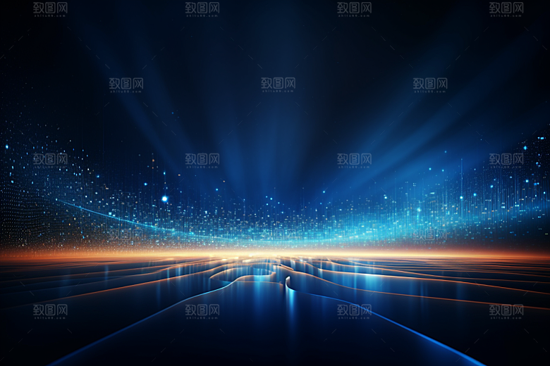科技未来科幻幻灯片背景