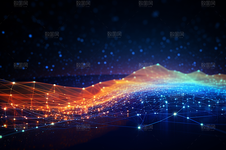 科技信息技术未来幻灯片背景
