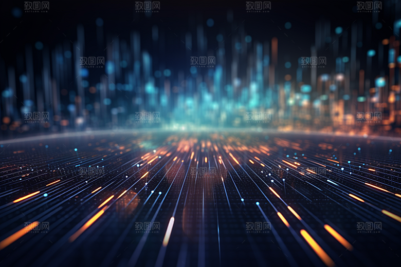 科技抽象未来幻灯片背景