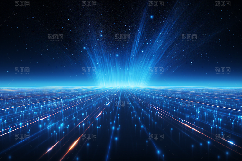 科技数字化科幻幻灯片背景