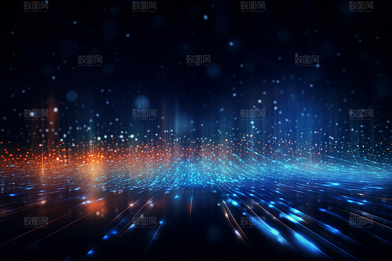 科技深色未来幻灯片背景