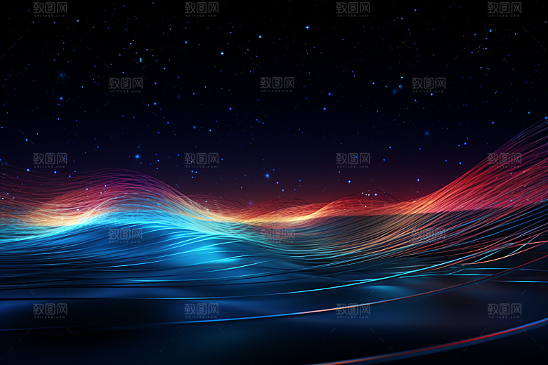 科技数字化未来幻灯片背景