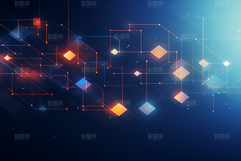 科技数字化信息技术幻灯片背景