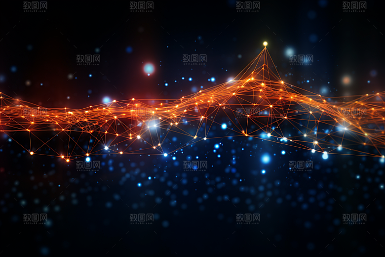 科技未来信息技术幻灯片背景