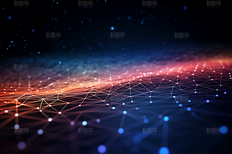 科技信息技术数字化幻灯片背景