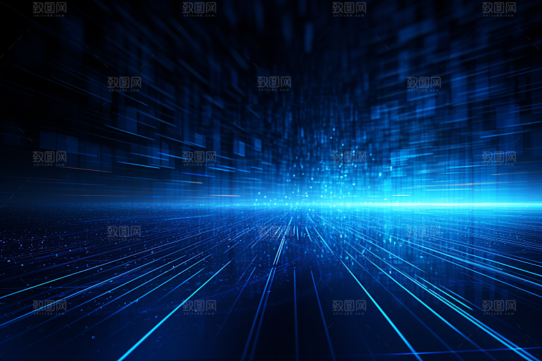 科技信息技术光影幻灯片背景