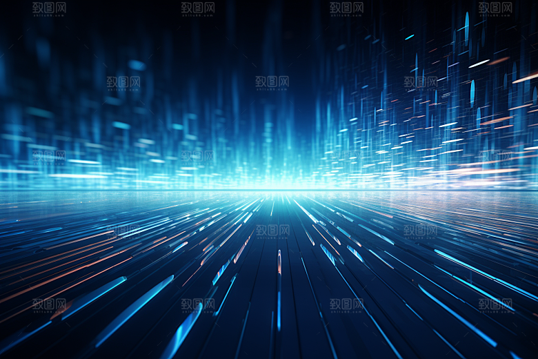科技信息技术未来幻灯片背景