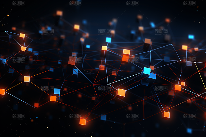 科技光效数字化幻灯片背景
