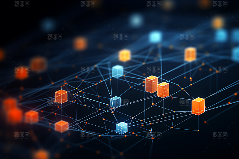 科技信息技术数字化幻灯片背景