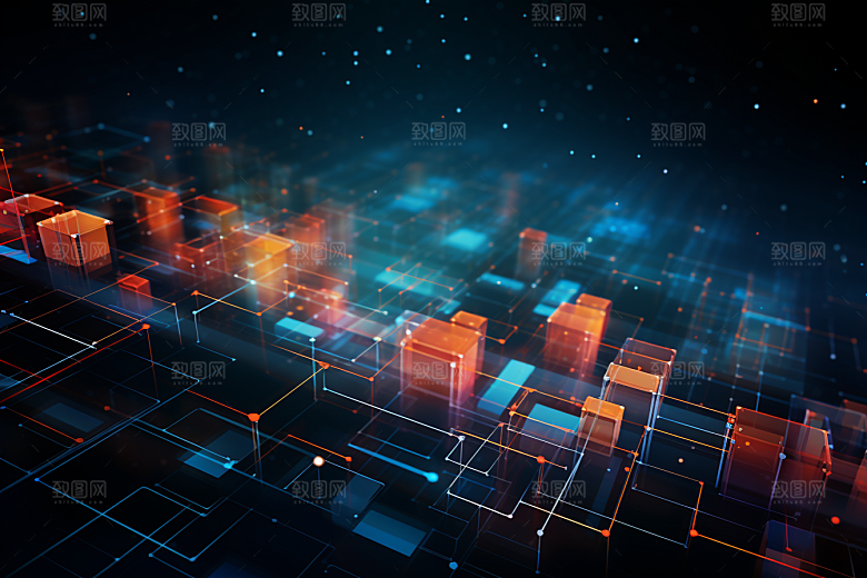 科技数字化未来幻灯片背景