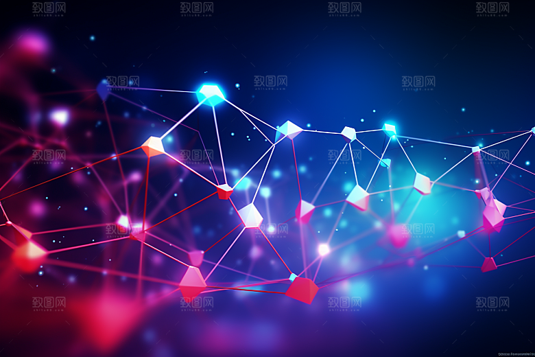 科技信息技术光效幻灯片背景