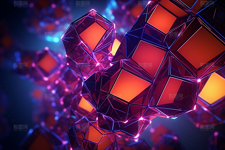 科技未来数字化幻灯片背景
