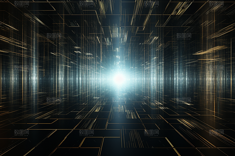 科技数字化科幻幻灯片背景
