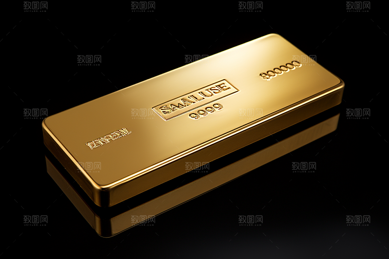 黄金金砖金块素材