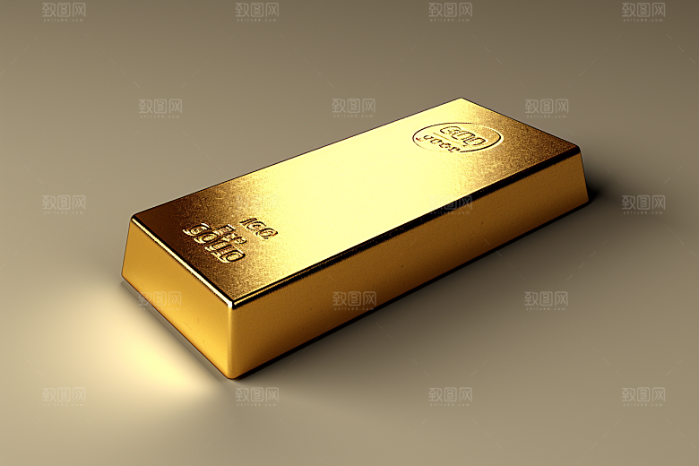 黄金投资金块素材