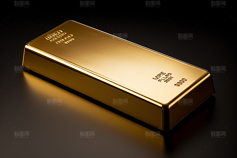 黄金金块奢侈品素材