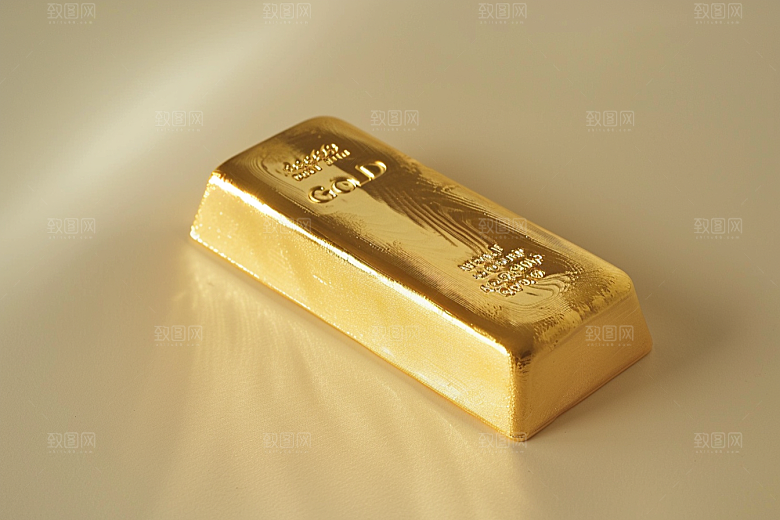 黄金金子金块素材
