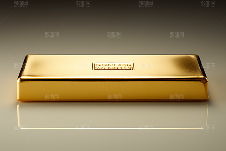 黄金奢侈品金砖素材