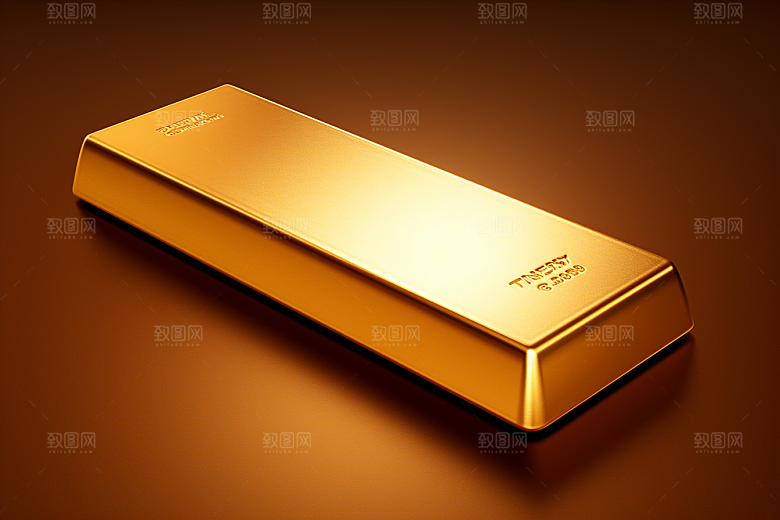 黄金金砖奢侈品素材