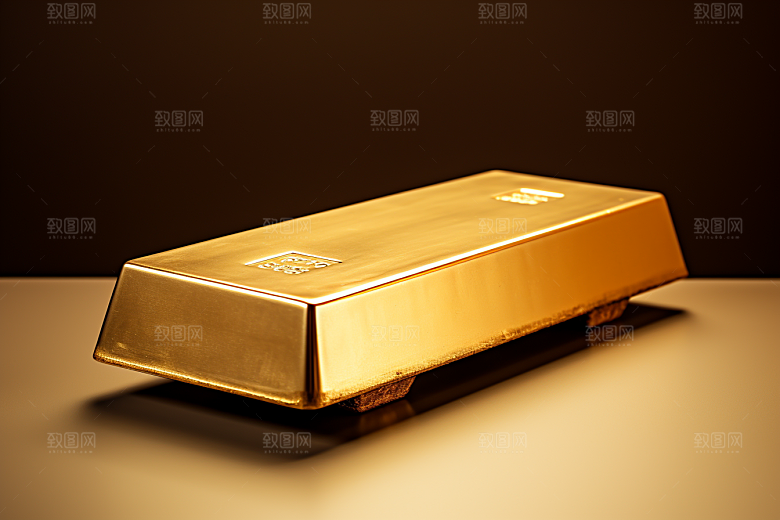 黄金金砖财富素材