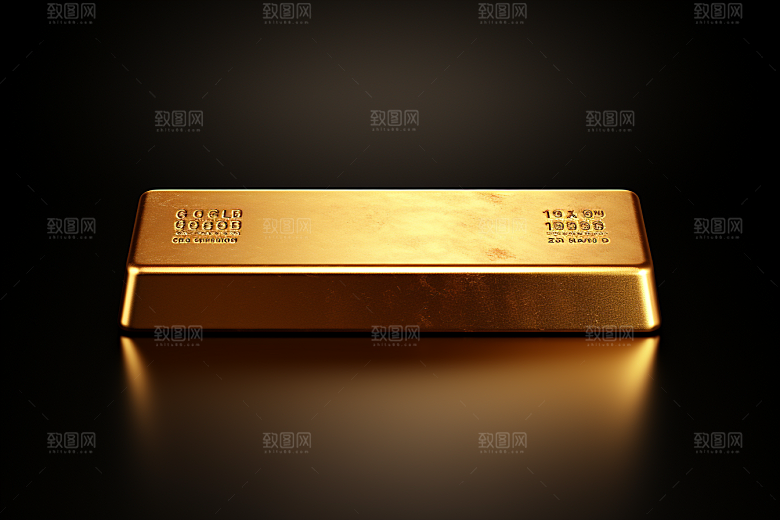 黄金金子金块素材