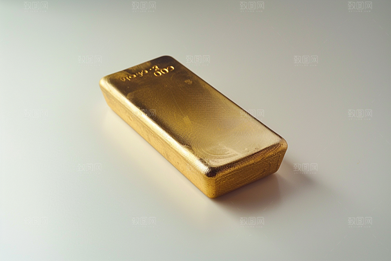 黄金金砖财富素材