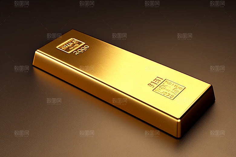 黄金金块高清素材