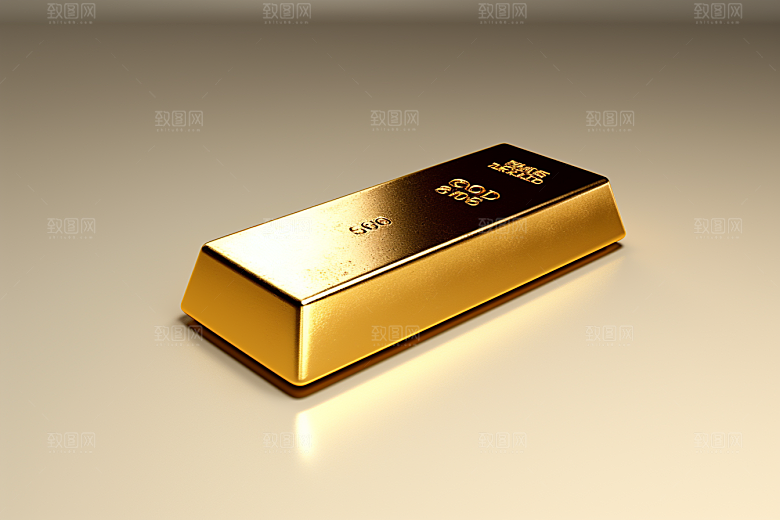 黄金金子理财产品素材