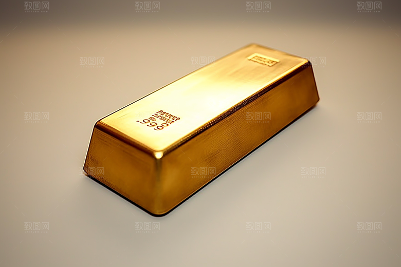 黄金金块金砖素材