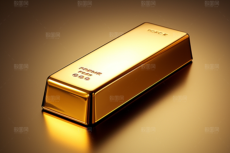 黄金金砖金块素材