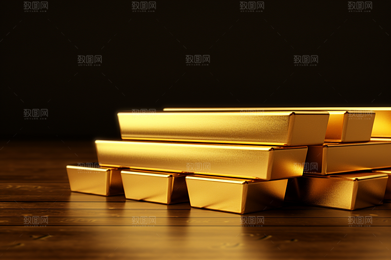 黄金金砖高清素材