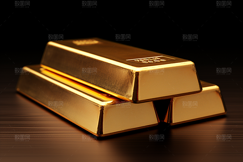 黄金金块投资素材