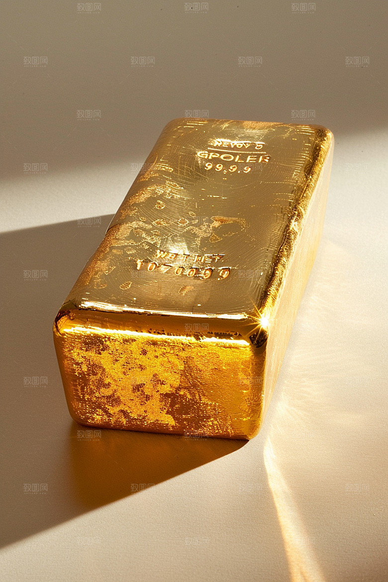黄金奢侈品金砖素材