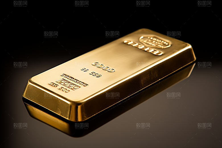 黄金金块金砖素材