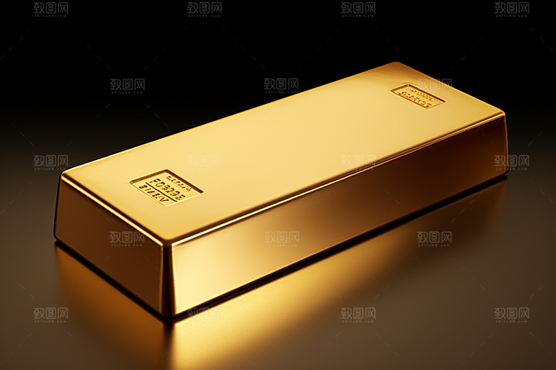 黄金金块高清素材