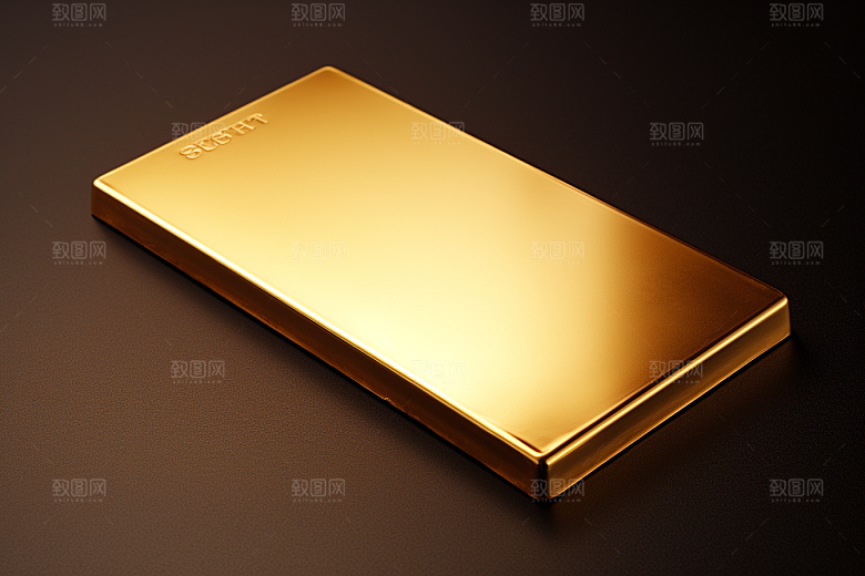 黄金金块金砖素材