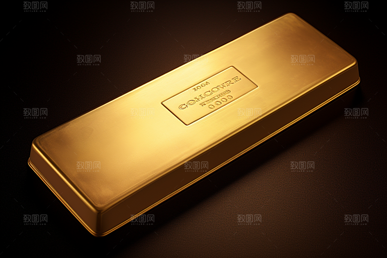 黄金金块贵金属素材
