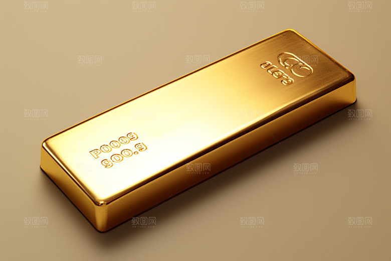 黄金投资金砖素材