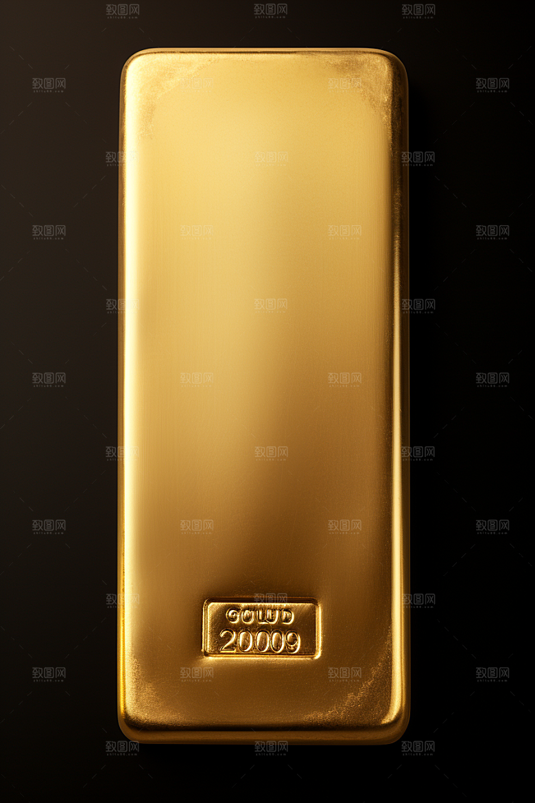 黄金金砖金块素材