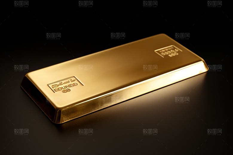 黄金财富金砖素材