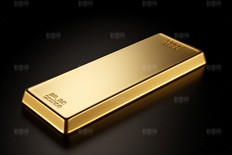黄金金块高清素材