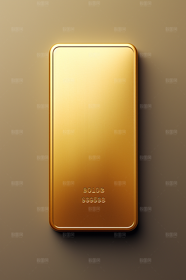 黄金金砖贵金属素材