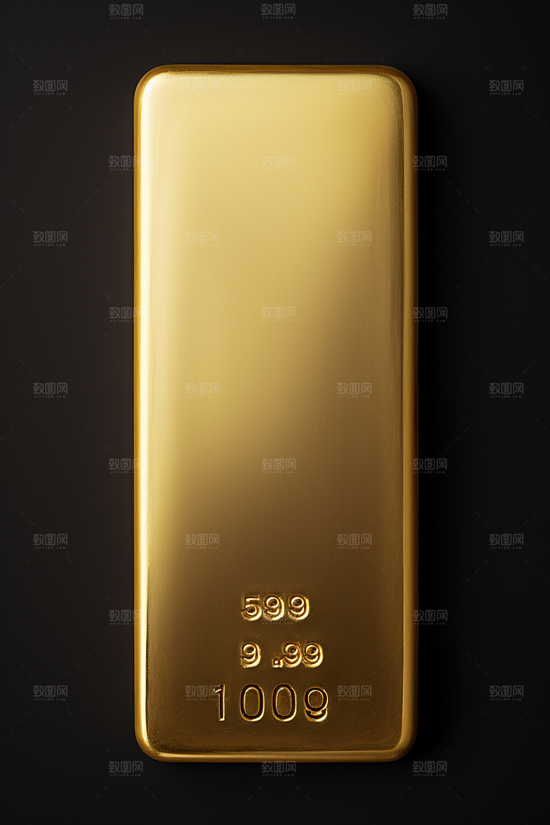 黄金投资金砖素材